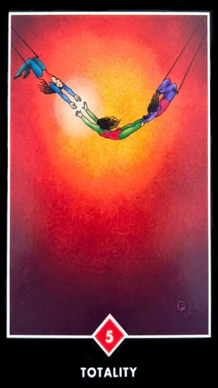 Carta do tarot zen osho de malabaristas praticando sua arte