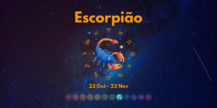 figura de um escorpi�o azul com as garras laranjas
