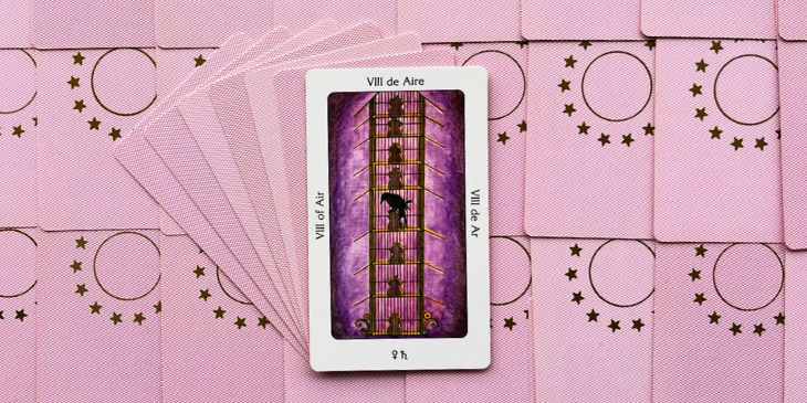 carta do tarot sagrado dos orixas 8 de ar