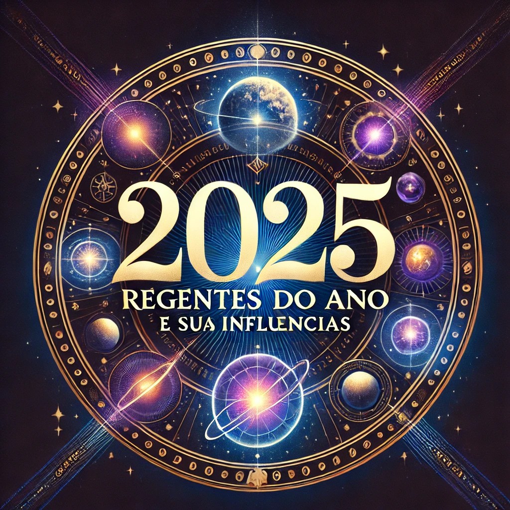 o universo com a escrita 2025 regentes do ano e sua influencias