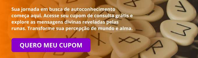Varias pedras de runas brancas em uma mesa
