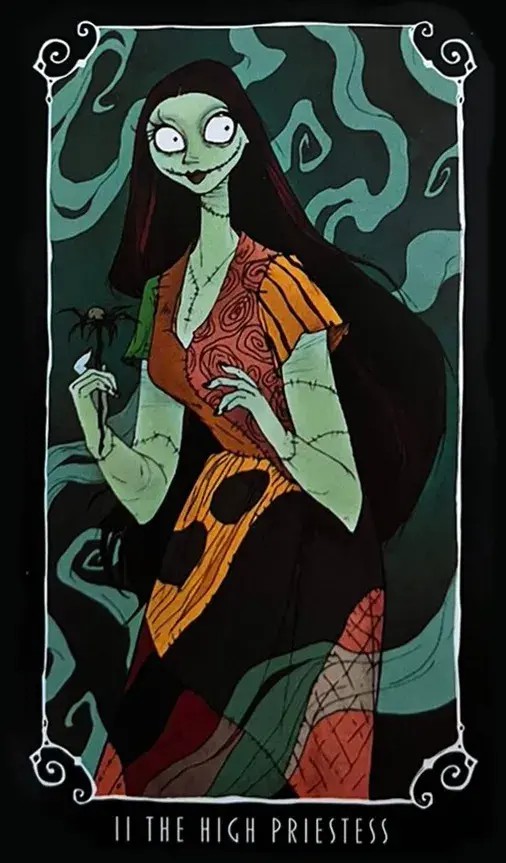 A personagem Sally do filme da Disney o Estranho mundo de jack