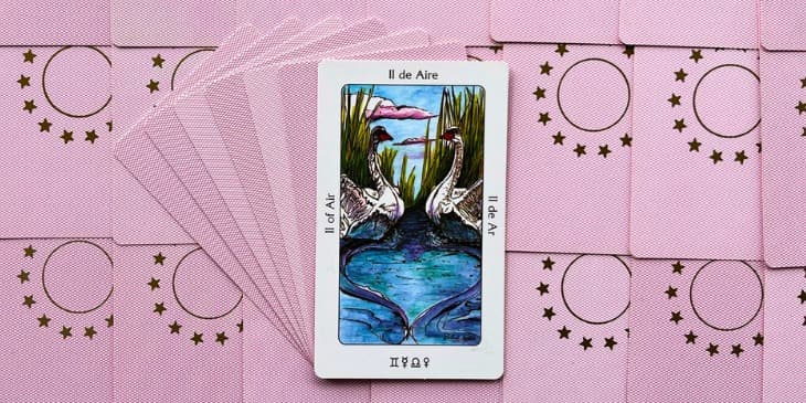 carta do tarot sagrado do orixas dois de ar