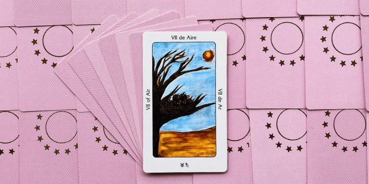 carta do tarot dos orixas o sete de ar