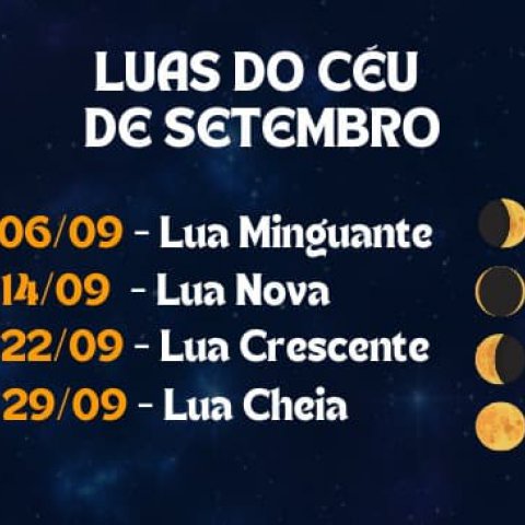 Fases das Luas de Setembro 2023: Influ�ncias Astrais e Conex�es C�smicas - Or�culosweb