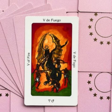 Cinco de Fogo: Tarot Sagrado dos Orix�s - Significado e interpreta��o da carta - Or�culos Web