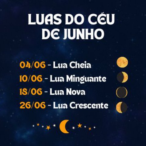Fases das Luas de Junho 2023 - Or�culos web