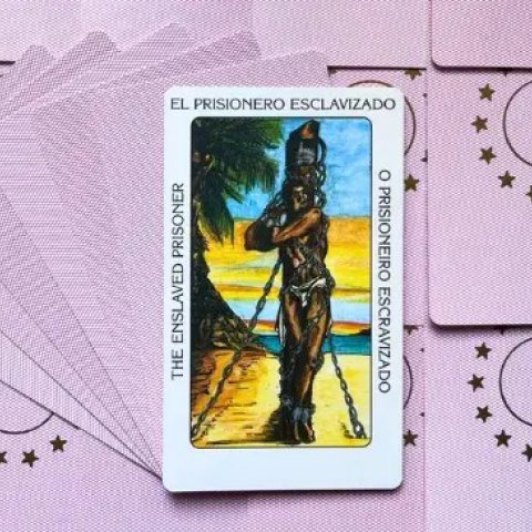 Tarot Sagrado dos Orix�s - O Prisioneiro Escravizado: Significado e interpreta��o da carta - Or�culos Web.
