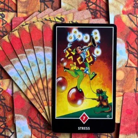Tarot Zen Osho - Estresse (7 de Paus): Significado e interpreta��o da carta - Or�culos Web.