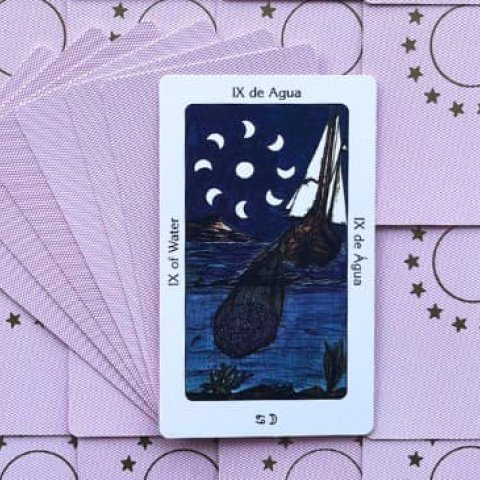 Tarot Sagrado dos Orix�s: Nove de �gua Significado e interpreta��o da carta - Or�culos Web