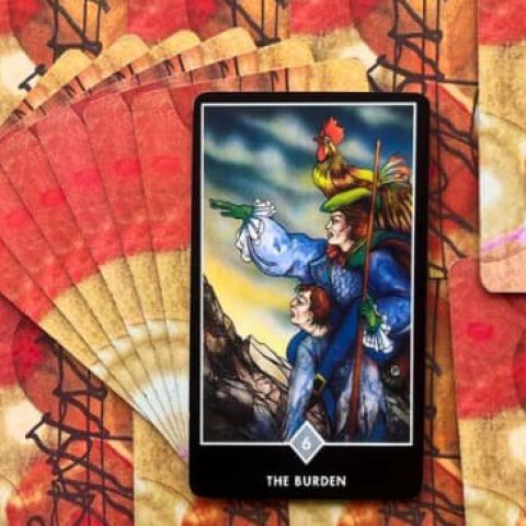 Tarot Zen Osho - O Fardo (6 de Espadas): Significado e interpreta��o da carta - Or�culos Web