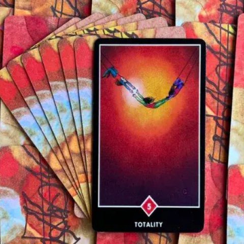 Tarot Zen Osho - Totalidade ( 5 de Paus): Significado e interpreta��o da carta - Or�culos Web.