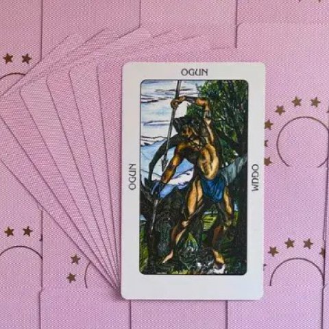 Tarot Sagrado dos Orix�s - Ogum: Significado e interpreta��o da carta - Or�culos Web.