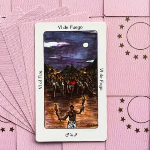 Seis de Fogo: Tarot Sagrado dos Orix�s - Significado e interpreta��o da carta - Or�culos Web