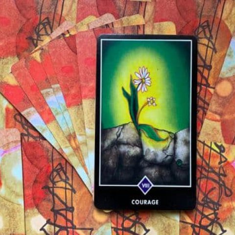 Tarot Zen Osho - Coragem (A Justi�a): Significado e interpreta��o da carta - Or�culos Web