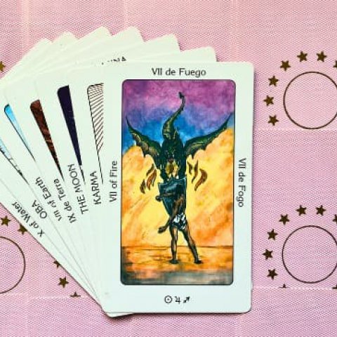 Sete de Fogo: Tarot Sagrado dos Orix�s - Significado e interpreta��o da carta - Or�culos Web